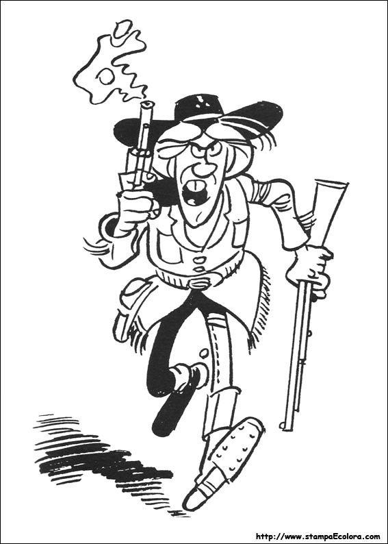 Disegni Lucky Luke